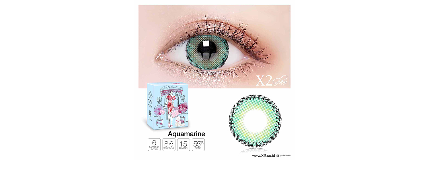 X2 Glam Aquamarine